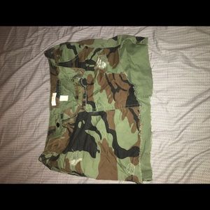 Camouflage Pencil Fitted Mini Skirt